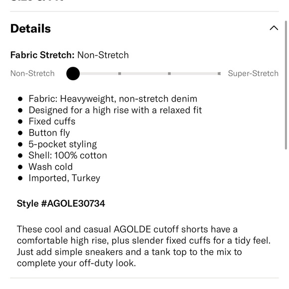 Agolde - Dee Vintage High Rise Short - Picture 14 of 15